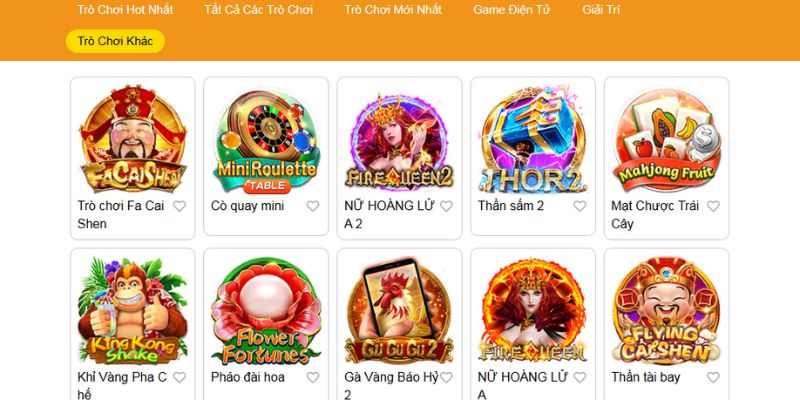 Những tựa game slot thu hút nhất tại sảnh nổ hũ CQ9